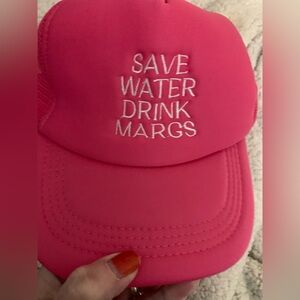 Pink Cap with Fun Embroidery